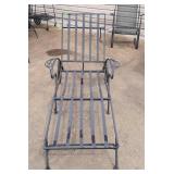 Wrought Iron Chase Lounge needs Cushion. location