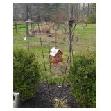 Lawn Garden Iron Decor lot. Trellis, 2 Tiki