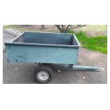 Lawn Tractor Dump Cart