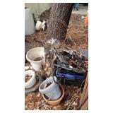 Salvage rights to items behind small shed,