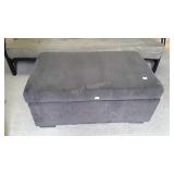 Storage ottoman, coffee table size