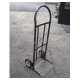 Metal handcart, with rubber tires