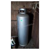 Propane tank, older heavy at the moment, as is