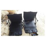 Pair of stadium seats by Ozark Trail