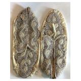 Antique Native  American  beaded moccasins