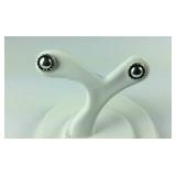 Sterling silver stud earrings