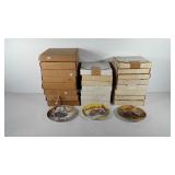 Decorative plates, includes eight Country Kitties