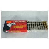 Mixed full box of .45 automatic rounds, ten