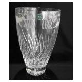 Lenox fine crystal vase made in Slovenia, 10"
