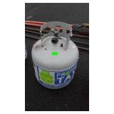 Propane tank grill size and full