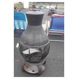 Outdoor Chimninea Fire Pit. Aluminum made, very