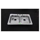 Stainless Double Bay Kitchen Sink,