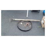 Iron Works Lot, included is scratch Rake,