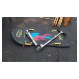 Snow Boogie Board plus Razor Scooter included