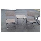 3pc Outdoor Furniture set, all weather wicker,