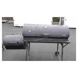 Char Broil charcoal grill with side Smoker, 38"