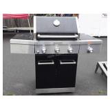 Kitchen Aid Propane Grill, 3 burner main one side