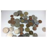 Lot of 50 Foreign Coins
