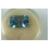 Emerald Cut Blue Topaz 8.56ct