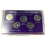 2000 Commemorative Quarters Platinum Set