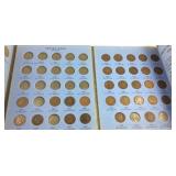 Indian Head Penny Collection book with 38 Indian