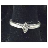 Platinaire .05 Natural Diamond Ring Size 7