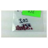 Lot of Round Rubies 3.03 TCW