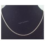 Sterling Silver 30 inch Rope Chain