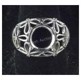 Sterling Silver Ring Mount Size 9