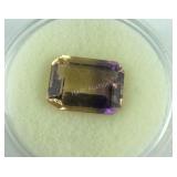 Emerald Cut Ametrine 9.62 ct