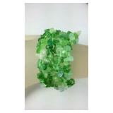 Green Stone Stretch Bracelet