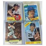 Lot of 4 Baseball Trading Cards