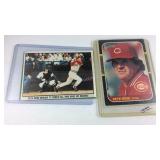 Lot of 4 Pete Rose Baseball Trading Cards