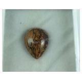 Gemstone, pear script stone 5.81cts