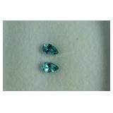 Gemstone, Caribbean apatite pear 0.38cts