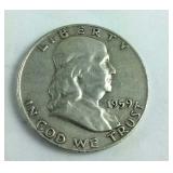 1959 D Franklin Half Dollar
