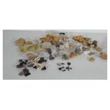 Geology collection. Includes fossils, crystals,