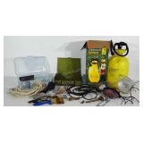 Mixed lot: Multipurpose sprayer, 2 hanging lights