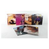 Nine Janie Frickle records, mostly unopened