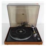 BIC turntable / record player with hinged dust