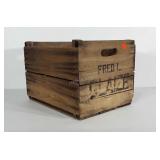 Fred L. Glaize wooden crate. Measures 18x13x14.