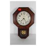 Spartus Waltham regulator wall clock,