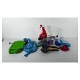 Pet supplies, includes dog waste bags, brushes,