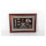 Sailing shadow box wall hanging, 20x14