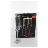 Krosno champagne glasses, box of six
