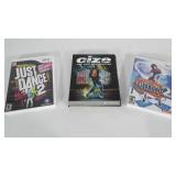 2 Dancing Wii games and  Beach Body dancing