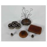 Flower frogs, variety of shapes and styles