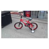 Next rocket bicycle with training wheels 16 in