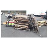 10 wooden pallets
