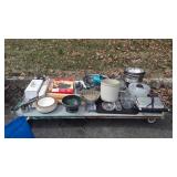 Collection of kitchen items to include several